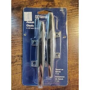 New Attwood 6244-6 - Zamak Cleats 4-1/2 Inch/11 cm Chrome Plated - 1 Pair